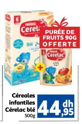 Céréales infantiles Cérélac blé