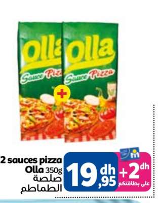 2 sauces pizza Olla 350g