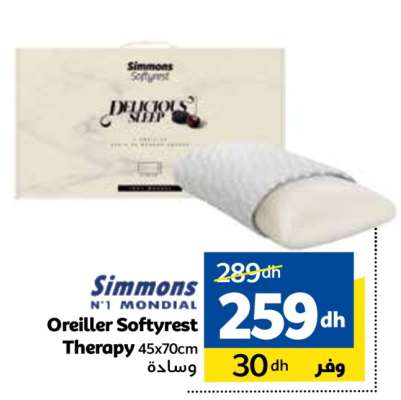 Oreiller Softyrest Therapy 45x70cm