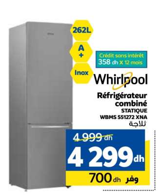 Whirlpool Réfrigérateur combiné