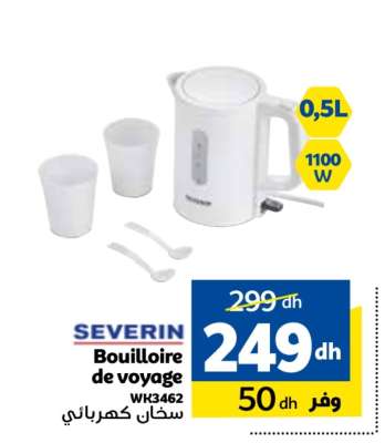 SEVERIN Bouilloire de voyage WK3462