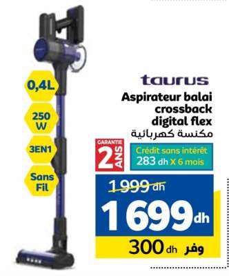 Aspirateur balai crossback digital flex