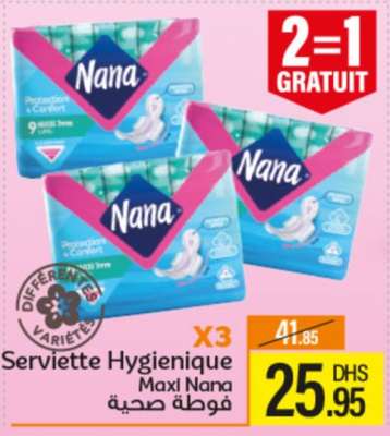 Serviette Hygienique Maxi Nana