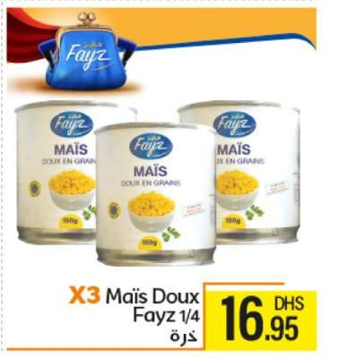 X3 Maïs Doux Fayz 1/4