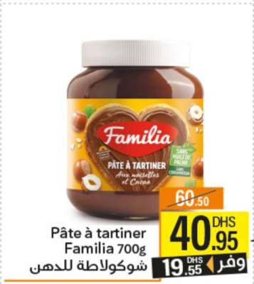 Pâte à tartiner Familia 700g