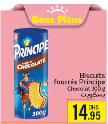 Biscuits fourrés Principe