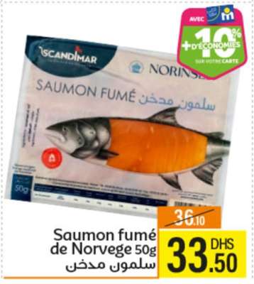 Saumon fumé de Norvège 50g