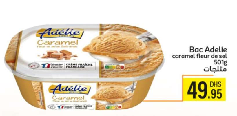 Bac Adelie caramel fleur de sel